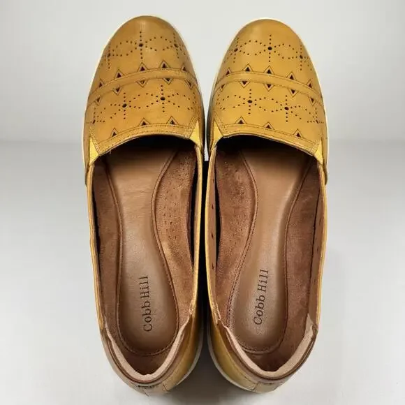 NEW Cobb Hill Yellow Bailee Slip-On Shoes - Size 10 - Picture 6 of 7
